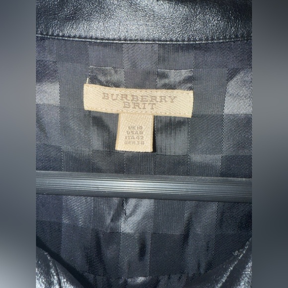 Genuine Burberry Brit Leather Dress Size 8 - Picture 4 of 8